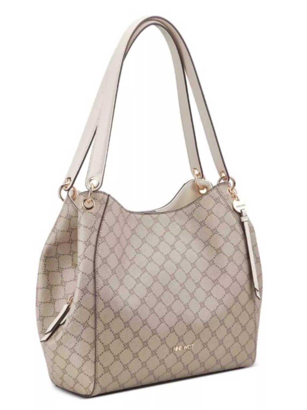 NWT Nine West Beige Meara Carryall Tote Shoulder Bag (In Original Packaging)
